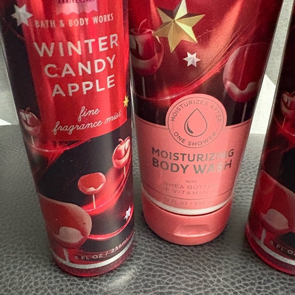 Bath and Body Works Winter Candy Apple 4 piece bundle lot NEW - Picture 2 of 4